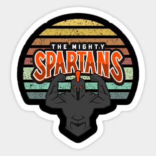 The Mighty Spartans Gaming Club / Old school style for true OG players and gamers Sticker